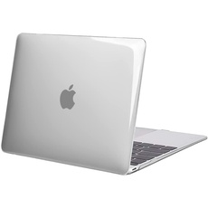 MOSISO Hülle Plastik Hartschale Case Cover Kompatibel mit MacBook 12 Zoll Retina Display Modell A1534 (Version 2017 2016 2015), Kristallklar