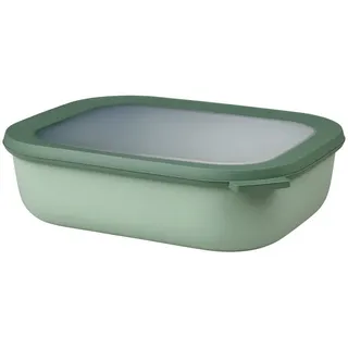 Mepal Vorratsdose , Transparent , Kunststoff , 2.0 l , 25x7x20 cm , lebensmittelecht, luftdichter Verschluss, auslaufsicher, wasserdicht, hitzebeständig, mikrowellengeeignet, Deckel mit Sichtfenster , Küchenzubehör, Vorratsbehälter, Vorratsdosen