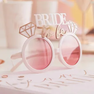 Ginger Ray Bachelorette Party Bride to Be Wearable Funglasses Sonnenbrille, Hochzeit