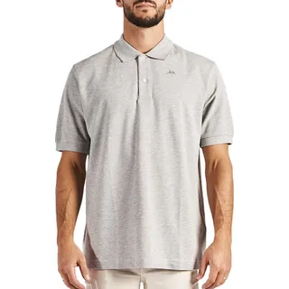 Kappa Aarau Kurzarm-poloshirt Grau M Mann Grau M - Grau