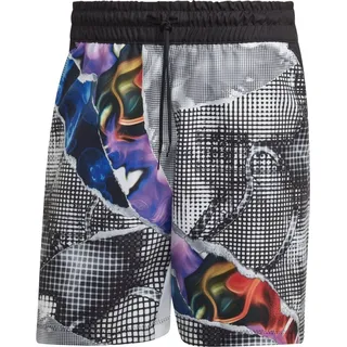 Hosen Adidas Us Series Printed HG6420 - Grau, Blau, Schwarz