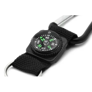 Anhänger Schlüssel Anhänger mit Karabiner und Kompass Schlüsselanhänger von der Marke PRECORN