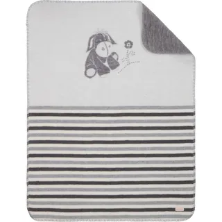 Patinio Schmusedecke , Creme, Grau , Textil , Tier , 75x100 cm , Oeko-Tex® Standard 100 , pflegeleicht , Schlafen, Kuscheln & Schlafen, Schmusedecken