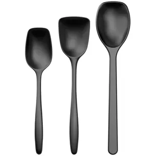Rosti - Classic kitchen spoons Set of 3 - Black