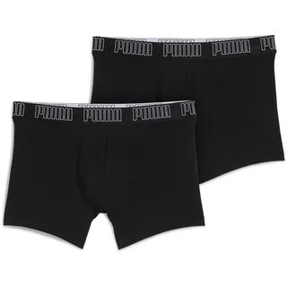 Puma Everyday Trunks schwarz/weiß M 2er Pack