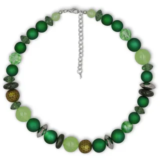 FIRETTI Collier verschiedene Grüntöne, modern grün / Metall