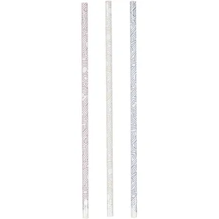 PARIS 2024, 24 Stück Einweg-Trinkhalme aus Karton Paris 2024 M24, offizielles Lizenzprodukt, Einweg-Trinkhalme, biologisch abbaubare Trinkhalme, für Zuhause, geeignet für kalte und heiße Getränke