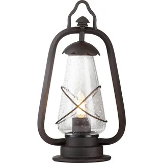 Elstead Lighting Sockelleuchte Metall 36,0 cm E27 IP44 bronze