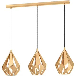EGLO Carlton 3-flammig Gold E27 60 W