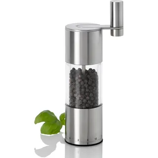 AdHoc MP57 Salzmühle oder Pfeffermühle mit Getriebeunterstützung Select, Edelstahl | Acryl