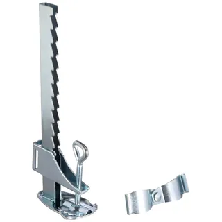 Greemotion 127629 Sonnenschirmhalterung 32 mm/25 mm Balkonschirmhalter für Balkongeländer, Stahl, Silber, 1 x 1 x 1 cm