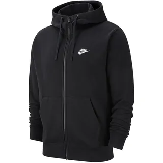Nike Sportswear Club Herren-Kapuzenjacke Black/Black/White L