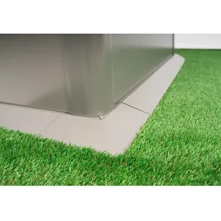 Biohort Mähkante 214 x 6 cm 2 Stück quarzgrau-metallic