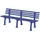 JUIST 200 x 54 x 74 cm Blau
