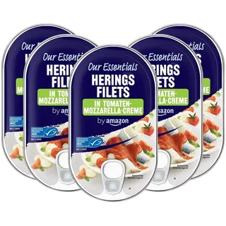by Amazon MSC Heringsfilets in Tomaten-Mozzarella-Crème, 200g (5er-Pack)
