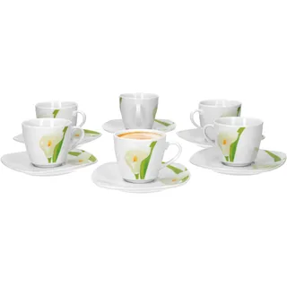 VAN WELL Espressotasse 0,11 l Mehrfarbig 6 St.