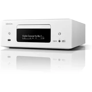Denon RCD-N12DAB (Stereo, DAB, FM, DAB+), AV Receiver, Weiss