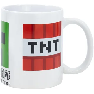 Stor Keramiktasse Minecraft 325ml - Frühstückstasse mit Originalem Sublimationsdruck - Offizielles Marvel Produkt - Ideal für Kaffee und Tee