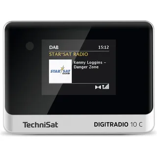 TechniSat DigitRadio 10 C - DAB+ UKW Bluetooth, Radioadapter - Schwarz