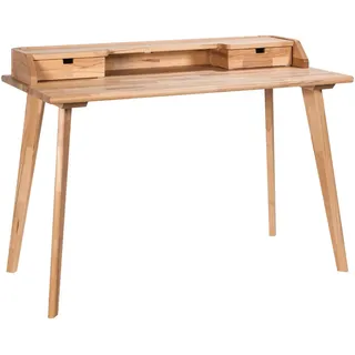 Hasena Sekretär Aska beige Kernbuche, natur), B:120cm H:85cm T:60cm, Sekretäre, Sekretär