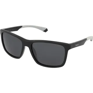 POLAROID PLD 7043/S 08A BLACK GREY 57/16/140 Herren Sonnenbrillen - Schwarz