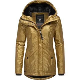 Ragwear Damen, warme Jacke mit Kapuze Monadde Bling YOUMODO Inca gold Gr. XXL (44),