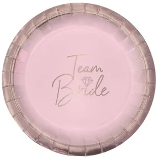 amscan 8 Teller Junggesellinnenabschied rund aus Papier 23 cm