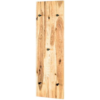 Haku-Möbel HAKU Möbel Wandgarderobe 22360 braun Holz 5 Haken 30,0 x 100,0 cm