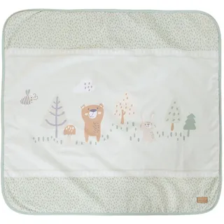 Roba Babydecke 80 x 80 cm Woodland Buddies , Grün , Textil , Füllung: Polyester , 80x80 cm , Schlafen, Babybettausstattung, Babydecken & Babykissen, Babydecken