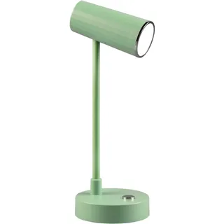 REALITY Leuchten LED Tischleuchte »Lenny« LED-Board 1 Stk. warmweiß - kaltweiß Akku Tischlampe mit USB-C Anschluss, dimmbar, Lichtfarbe einstellbar, grün