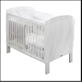ThermoBaby Kinderbett Moskitonetz 2130201 70 x 140 cm 60 x 120 cm Flexibel und anpassungsfähig Weiß - Weiß