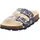 Fussbettpantoffel Blau/Mehrfarbig 39