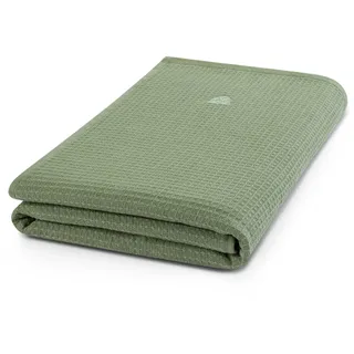 ROSS Duschtuch »Waffelpique« 100% Baumwolle, grün