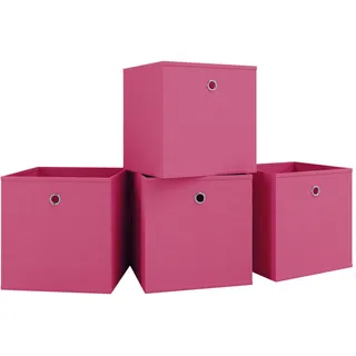 VCM Faltbox 27 x 28 x 27 cm 27-tlg. pink