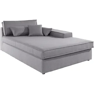 otto home Ottomane »Enid« einzeln stellbar oder als Teil eines Modulsofas, fester Sitzkomfort, grau