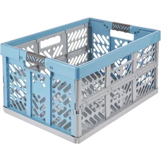 KEEEPER Klappbox ben eco 54 x 37 x 28 cm 28-tlg. blau
