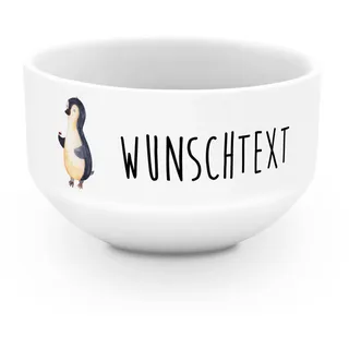 Mr. & Mrs. Panda Schale personalisiert Pinguin Marienkäfer - Personalisierte Geschenke, Kleine Wunder, Aufmerksam, Schüssel, Lebensfreude, Suppenschüssel, Müslischale, Liebe, Müslischüssel