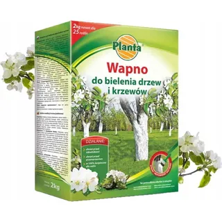 Kalk zum Weißen von Bäumen und Sträuchern in Pulverform 2 kg ergiebig