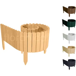 Beeteinfassung 200 x 30 cm Natur