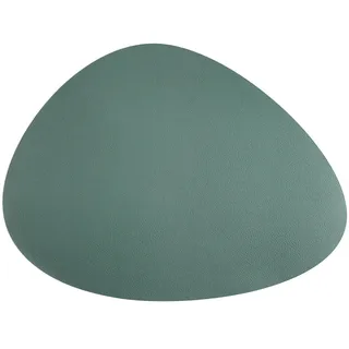 Lacor - 66845 - Ovales Saura Tischset, 100% recyceltes Leder, Made in Spain, handgefertigt, langlebig und widerstandsfähig, Oeko-TEX Zertifiziert, Dicke 1,6 mm, 45x35cm