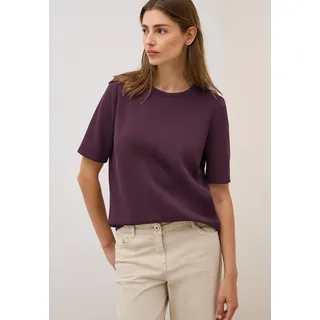 Cecil Sweatshirt, kurzarm, mit Rundhals, rot