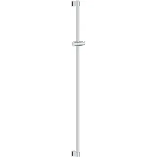 GROHE Vitalio, Duschstange 115cm ohne Bohren (oberes Befestigungselement verstellbar, mit Gleiter & Gelenkstück, zum Kleben oder Bohren, inkl. Schrauben & Dübel, ohne Kleber), chrom, 26970001