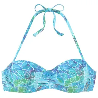 SUNSEEKER Bügel-Bandeau-Bikini-Top Damen Blau 38 Cup C