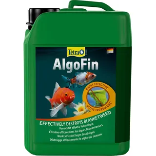 Tetra Pond AlgoFin Teich Algenvernichter - wirkt effektiv bei Fadenalgen, Schwebealgen und Schmieralgen im Gartenteich, 3 L