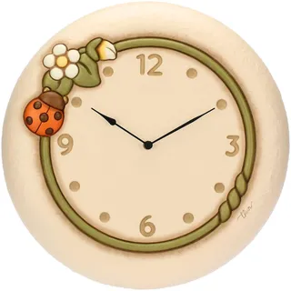 Thun - Maxi-Uhr - Keramik - Kollektion Country Bloom - 35,4 x 35,4 x 5,7 cm