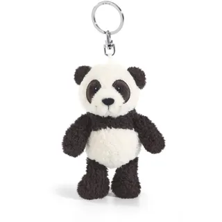 NICI 41078.0 - Wild Friends - Panda Yaa Boo 10 cm Schlüsselanhänger, Schwarz-weiß