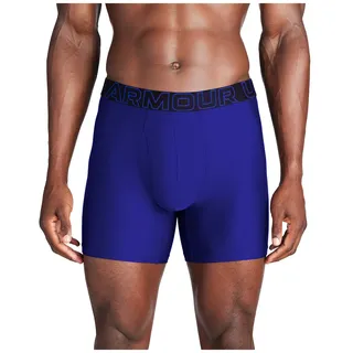 Under Armour Herren Performance Tech Boxerjock Slip, 15,2 cm Innennaht, Ganztägiger Komfort und Weich Retroshorts, Royal Solid-Core 3er-Pack, XXL