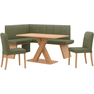 OTTO home Home »Nina« Set, 4er, 4 Stk. tlg. Sitzgruppe Esszimmer Stühle Tisch und Bank bequem gepolstert,