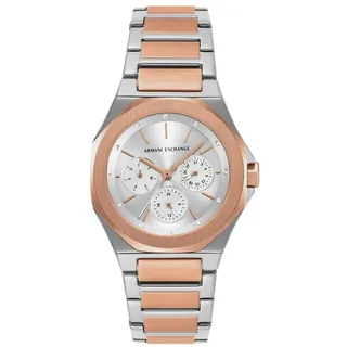 Giorgio Armani Armani Exchange Damen 36MM Zweifarbige Edelstahluhr, AX4623