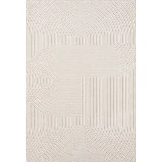 Outdoorteppich , Creme , Textil , Boho , rechteckig , 120x160 cm , ISO 9001, Bsci, Oeko-Tex® Standard 100 , für Fußbodenheizung geeignet, in verschiedenen Größen erhältlich, pflegeleicht, leicht zusammenrollbar , Teppiche und Böden, Teppiche, Outdoorteppiche